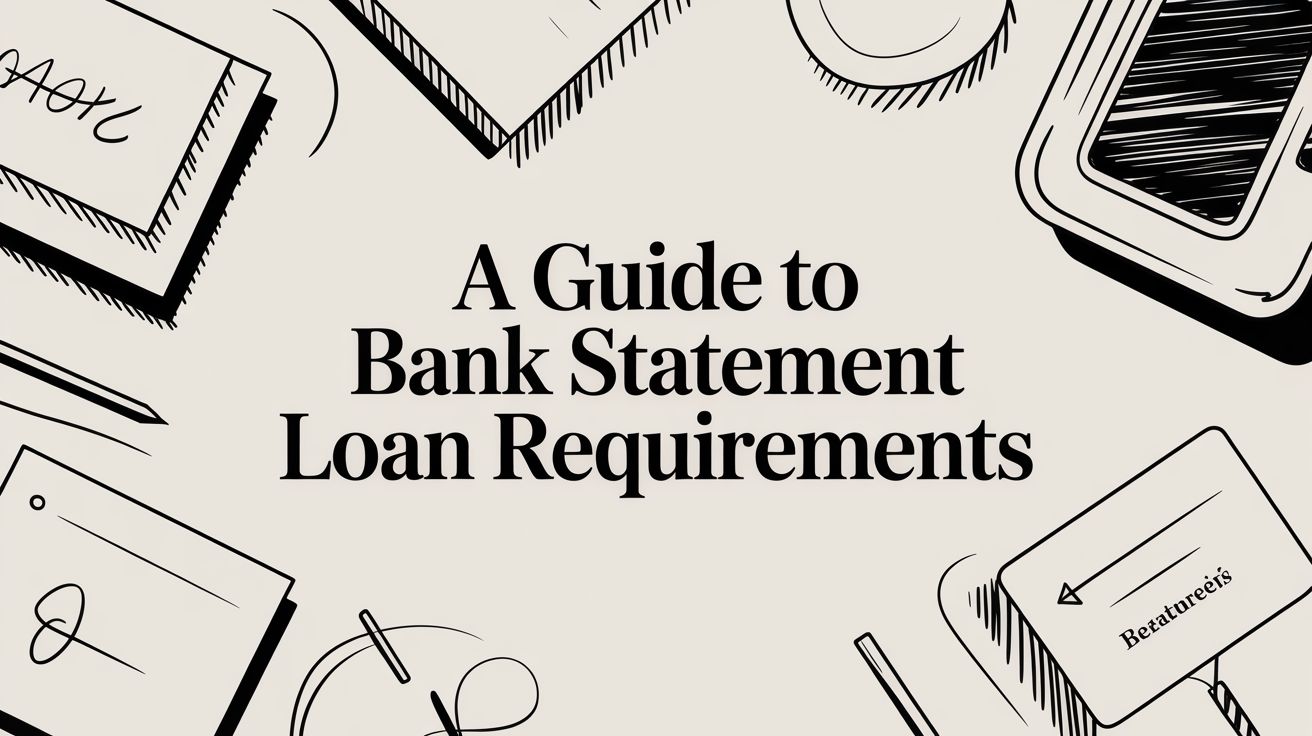 A Guide to Bank Statement Loan Requirements