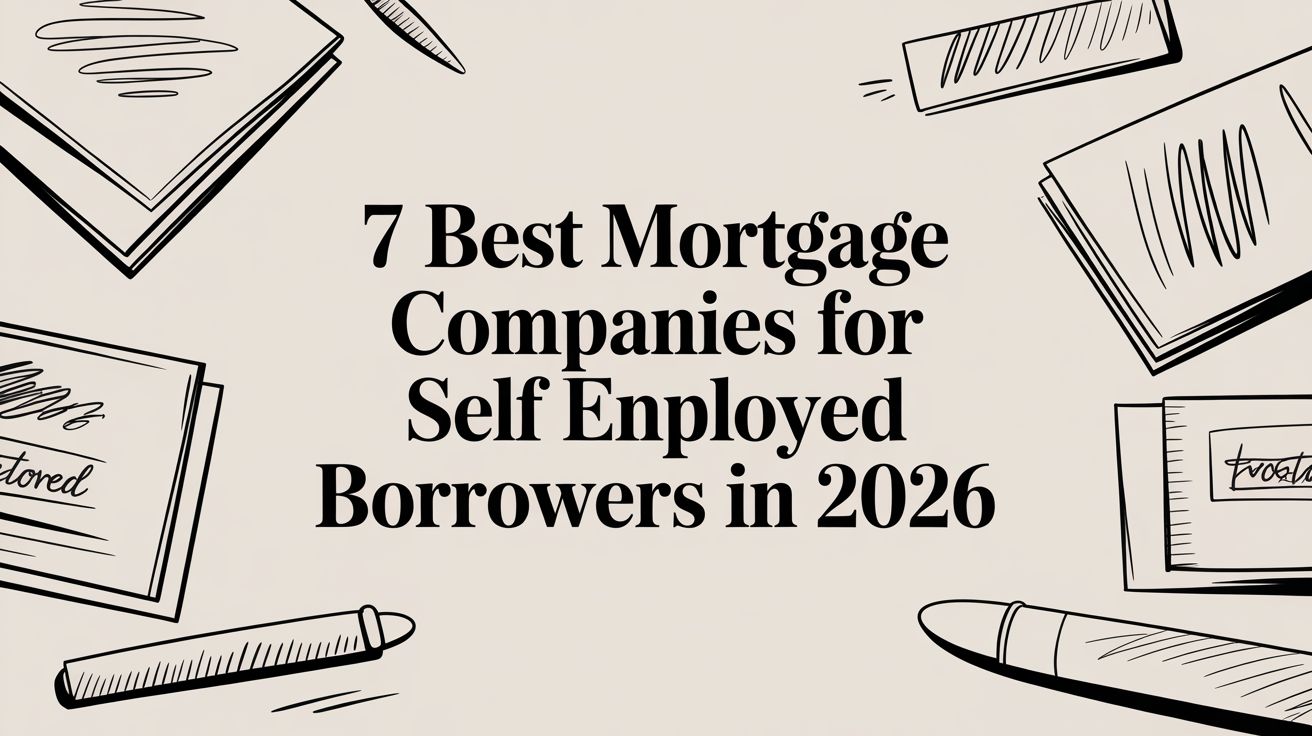 7 Best Mortgage Companies for Self Employed Borrowers in 2026