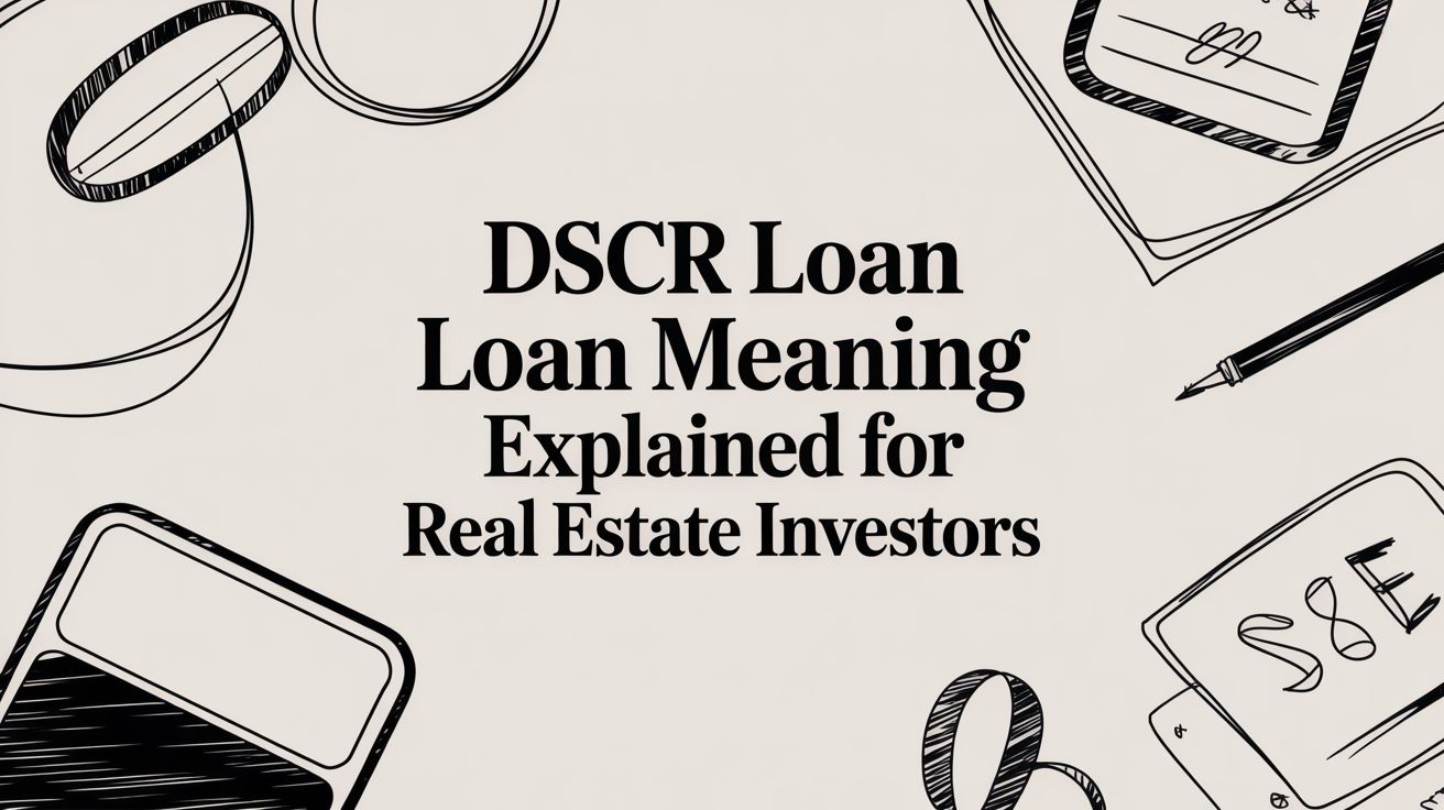 DSCR Loan Meaning Explained for Real Estate Investors