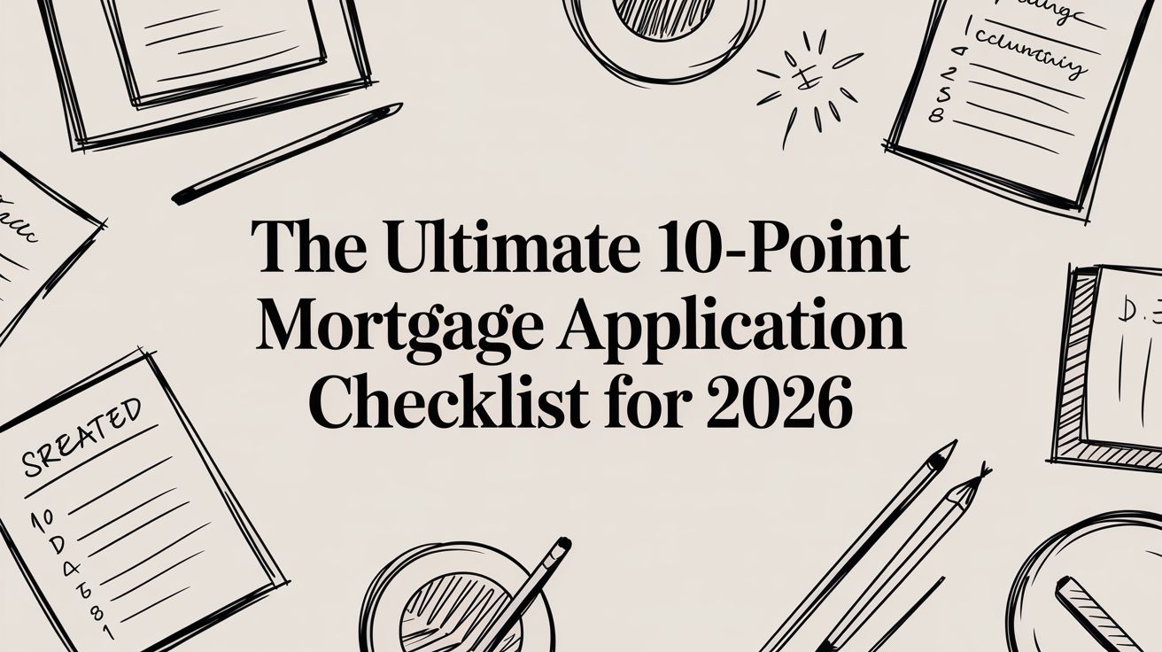 The Ultimate 10-Point Mortgage Application Checklist for 2026