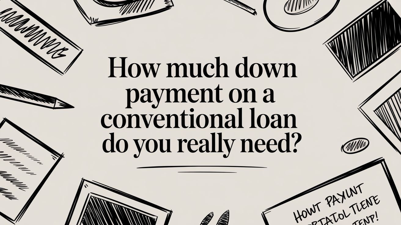 How Much Down Payment on a Conventional Loan Do You Really Need?