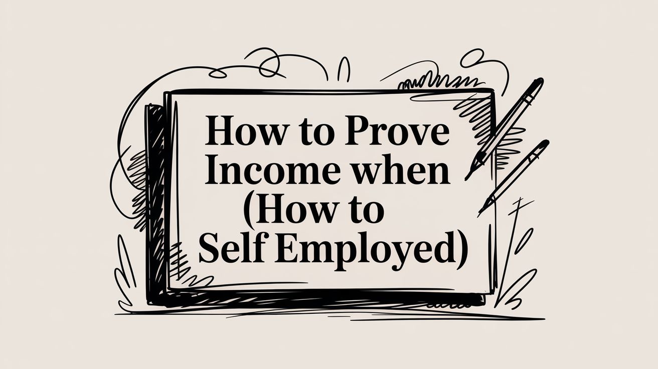 How to Prove Income When Self Employed (how to prove income when self employed)