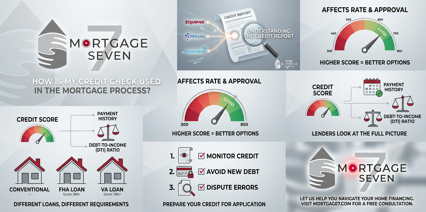 How Is My Credit Check Used in the Mortgage Process?